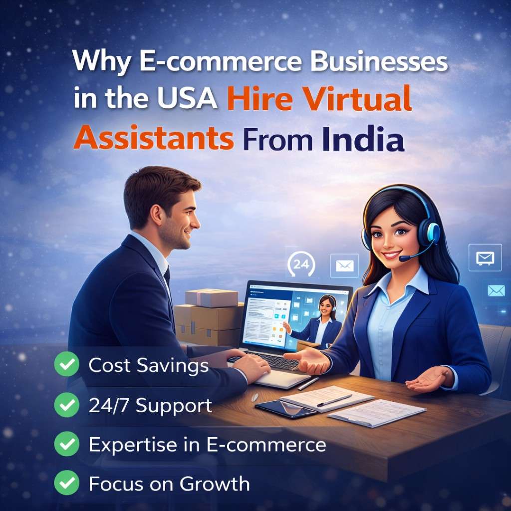 Hire a Virtual Assistant From India for E-commerce Growth
